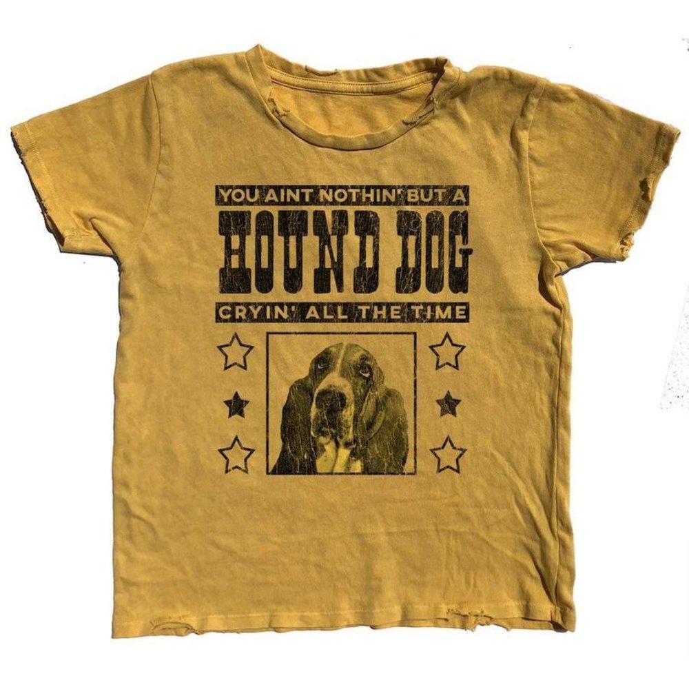 Hound Dog Distressed Tee
